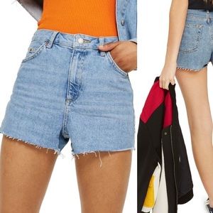 Topshop Denim Mom Shorts